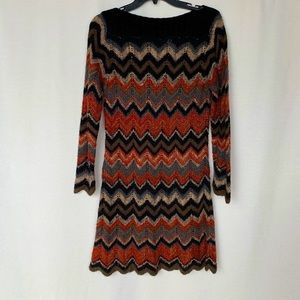 V I n t a g e  CHEVRON Knit Dress - Curio
